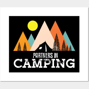 Partners in Camping, camping partners Posters and Art